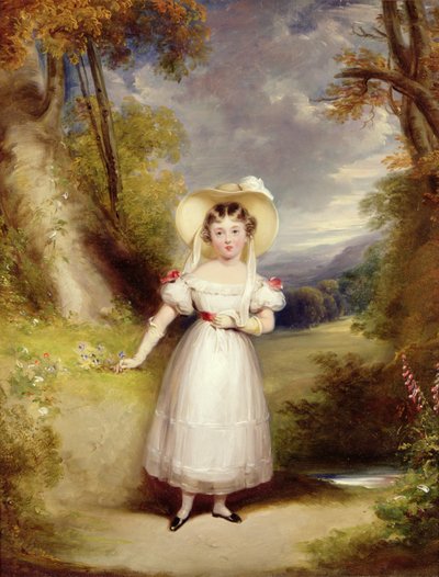 Prinzessin Victoria (später Königin Victoria) im Alter von neun Jahren, 1828 von Stephen Catterson Smith